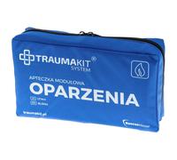 AedMax Trauma Kit O Modular First Aid Kit Blue - Burnshield Burns