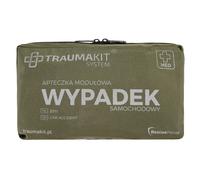 AedMax Trauma Kit W Modular First Aid Kit Green - Car Accident