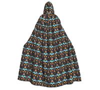 aeegda Airplane Cockpit Print Hooded Cloak Adults Carnival Themed Cosplay For Festivals Outdoor Celebrations