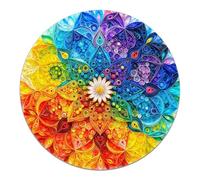AEEKDOOK Puzzles for Adults 1000 Pieces Rainbow Flowers(26.5 * 26.5in)