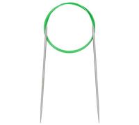 Aeelike 2.5mm Circular Knitting Needles 120cm, 2.5mm Stainless Steel Round Knitting Needles for Beginners, 47 inch Long Metal Fixed Circular Needles for Knitting Socks, Hat, Sweater, Scarf, Blanket