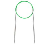 Aeelike 3.25mm Circular Knitting Needles 80cm,3.25mm Stainless Steel Round Knitting Needles for Beginners, 32 inch Long Metal Fixed Circular Needles for Knitting Socks, Hat, Sweater, Scarf, Blanket