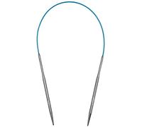 Aeelike 3.75mm Circular Knitting Needles 40cm, Short Round with Flexible Cable, Metal for Socks, Fixed Pins Small Projects, Size US 5 (LIKEGZD00074)