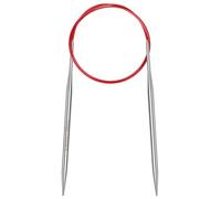 Aeelike 5mm Circular Knitting Needles 80cm, 5mm Stainless Steel Round Knitting Needles for Beginners, 32 inch Long Metal Fixed Circular Needles for Knitting Socks, Hats, Sweaters, Scarves, Blankets