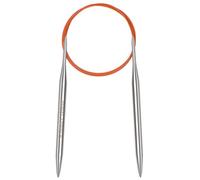 Aeelike 8mm Circular Knitting Needles 120cm, 8mm Stainless Steel Round Knitting Needles for Beginners, 47 inch Long Metal Fixed Circular Needles for Knitting Socks, Hats, Sweaters, Scarves, Blankets