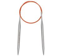 Aeelike 8mm Circular Knitting Needles 80cm, 8mm Stainless Steel Round Knitting Needles for Beginners, 32 inch Long Metal Fixed Circular Needles for Knitting Socks, Hats, Sweaters, Scarves, Blankets