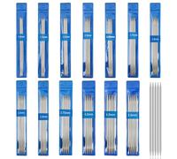 Aeelike Double Pointed Knitting Needles 15cm, 1.5mm-5mm Short Double Ended Knitting Needles Set, 65Pcs Straight Double Pointed Needles Set for Knitting Sock, Metal Dpns Knitting Pins Set for Beginners