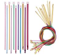 Aeelike Tunisian Crochet Hooks Set, 23Pcs Tunisian Crochet Hook with Cable