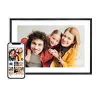 AEEZO Digital Photo Frame WiFi, 32GB 1280 * 800 IPS Touchscreen, Sleep Mode, Electronic Photo Frame, Quick Remote Upload of Videos and Photos via AiMOR Software(Black)