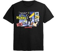 AEFDHGSN The Mummy - Hammer Horror Movie Film Poster - Mens Black T Shirt Men Black XL