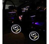 AEFMBCZ 2 Pcs Car Welcome Door Light for Opel Zafira Life 2019 2020, LED Projector Puddle Lights HD No Fade Decorative Accessories,4