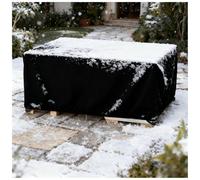 AEFOUU Garden Furniture Covers Waterproof Rectangular, 145x90x70cm/LxWxH Rattan Furniture Covers Waterproof, Heavy-Duty Table & Chair Sets Cover Outdoor, Anti-UV Patio Lawn Sofa Couch Set Cover