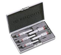 AEFP.J1 FACOM SET OF 5 MICRO-TECH PHILLIPS SCREWDRIVERS IN PLASTIC CASE AEFP.00X35 - AEFP.00X75 - AEFP.0X35 - AEFP.0X75 - AEFP.1X75