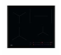 AEG TO64IC0XFB 59cm Series 5000 4 Zone Bevelled Edge Induction Hob - BLACK