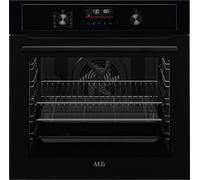 AEG 3000 AirFry BPX535A61B Built In Electric Single Oven with Pyrolytic Cleaning - Black - A+ Rated, Black