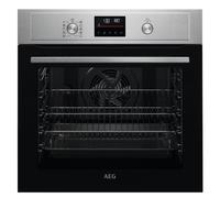 AEG 6000 Series BPX535061M Built In Electric Single Oven and Pyrolytic Cleaning - Stainless Steel - A+ Rated, Stainless Steel