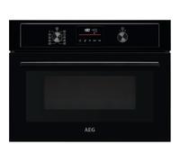 AEG KMX365060B Series 8000 60cm Built In Combi Microwave For Tall Housing - BLACK