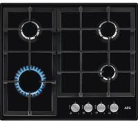 AEG 3000 Series HGX64200SB 60 cm Gas Hob - Black, Black