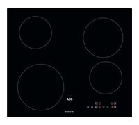 AEG 3000 Series Induction Hob 60cm, 4 Cooking Zones, IBX64200CB, Precise Touch Control, Fast Heat & Booster Function, Key Lock Safety, Built-In Electric Induction Cooktop, 560×490×480 mm, Black Glass