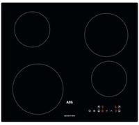 AEG 3000 Series Induction Hob IBK64200CB, 60 cm, 4 Cooking Zones, PowerBoost Function, Boil Water in less than 90 sec, OptiFix One Step install, Child Lock safety, Heat Indicators, 48x560x490mm, Black