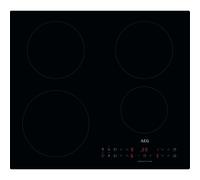 AEG 3000 Series Induction Hob, IKX64301CB, 4 Cooking Zones, 60cm, Hob2Hood