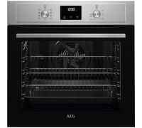 AEG 3000 Series Integrated Oven, BEX335011M 72L, LED Display, Turbo Grill, True Fan Cooking, Moist Fan Baking, Pizza Setting, MultiLevel Cooking, Class A Energy