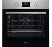 AEG 6000 Series BPX535061M Built In Electric Single Oven and Pyrolytic Cleaning - Stainless Steel - A+ Rated, Stainless Steel