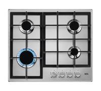 AEG 3000 Slim line Gas Hob 60cm, 4 Cooking Zones HGE64200SM, Cast