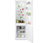 AEG 5000 ColdSense OSC5S181ES 177cm 70/30 Integrated Fridge Freezer with Sliding Door Hinge - White - E Rated, White