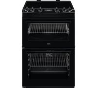AEG CIX6540ACB 60cm Electric Double Oven Freestanding Cooker