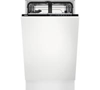 AEG 5000 AirDry FSX51407Z Fully Integrated Slimline Dishwasher - White Control Panel - F Rated, White
