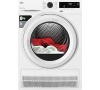 AEG 5000 Series Heat Pump Tumble Dryer 8kg TXH508A4R, 8kg Load, Freestanding, Anticrease, Delay Start, Cotton and Delicate Programmes, Reversible door, Interior light, Class A, White