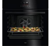 AEG 5000 Series Integrated Built-In Oven OU5PB40PK, 72 L Capacity, SurroundCook Multilevel Cooking, Pyrolytic Self-Cleaning, EXPlore+ Touch LED Display, 30-300°C, 594x596x569mm, Class Black