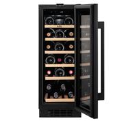 AEG 5000 Series Integrated Wine Cooler 82 cm / 20 Bottle Capacity Wine Fridge, AWS4020B5B, Single Zone 5-18 C, Black Glass Door Light-protecting, LE