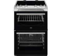 CIX6500ABM Electric Double Oven with 4 Induction Hobs - Stainless Steel