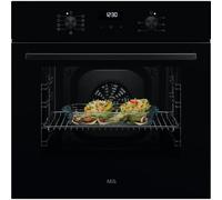 AEG SurroundCook OU5AB20CK Built In Electric Single Oven - Black Gloss - A Rated, Black