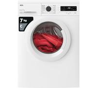 AEG 5000 Series Washing Machine 7kg LFX50744B, 1400 rpm Silent Spin, TimeSave to Adjust Washing Cycles, AntiAllergy and Easy Iron Program, Washer with Quick Wash program, 847x597x568mm, Class C, White