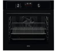 AEG BEX535A61B - Black Built in Electric Single Oven - Aqua cleaning - A+ energy