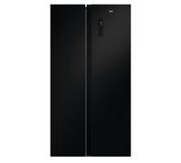 AEG 6000 American Fridge Freezer, 532L No Frost, Black Glass, TX6MR531EE | Spacious 532L side-by-side storage with Cooling 360°, No Frost and touch control for organised food storage in black glass