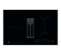 AEG TH84CB03 800mm Induction Extractor Hob Touch Control Black