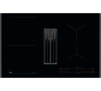 AEG 6000 Bridge TH84CB03FB 80cm Venting Induction Hob - Black - For External / Recirculation Ventilation, Black