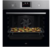 AEG 6000 SenseCook® OS6PB50AM Built In Electric Single Oven with Pyrolytic Cleaning - Stainless Steel - A+ Rated