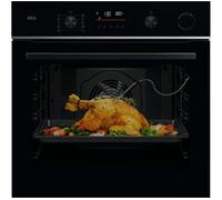 AEG 6000 SenseCook TR6PB521SB Electric Pyrolytic Steam Smart Oven - Black, Black