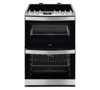 AEG 6000 Series 60cm Electric Cooker - Stainless Steel