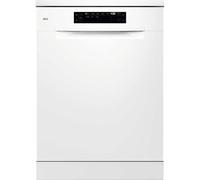 AEG 6000 Series Freestanding Dishwasher GF6100C2SNW, AirDry Technology, SatelliteClean Spray Arm, SmartSelect Display, ExtraHygiene 69°C, 8 Programs, 44 dB, 850x598x622 mm, Energy Class B, White