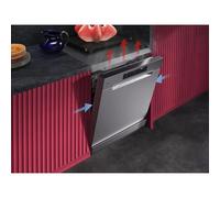 AEG 6000 Series Freestanding Dishwasher GF6200C1SNM, 13 Place Settings, SmartSelect, SatelliteClean, AirDry Technology, ExtraHygiene 69°C, 44 dB, 850x598x622 mm, Energy Class E, Stainless Steel