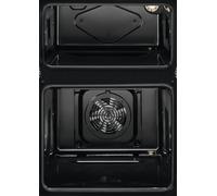 AEG 6000 Series Integrated Built-In Oven, 66 L Capacity, OU5NP20B, SurroundCook, Double Oven Function, 50-275°C, Energy Class A, 888x594x568 mm, Black