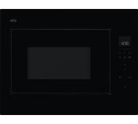 AEG 6000 Series OB6GM261UB 26 Litre 46cm High, Built In Microwave With Grill - Black, Black