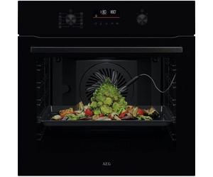 AEG 6000 Series OS6AB50AK Sense Cook Electric Built In Single Oven with Retractable Dials Black