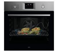 AEG 6000 Series SenseCook Electric Single Oven - Stainless Steel